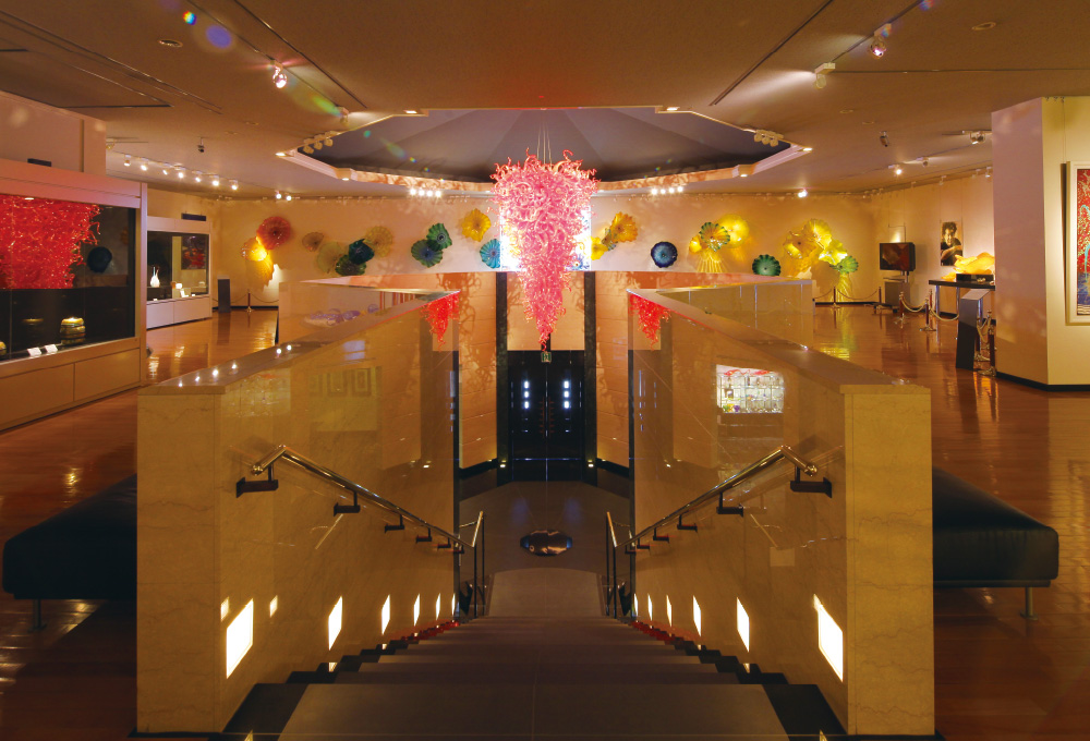 ２階からエントランス